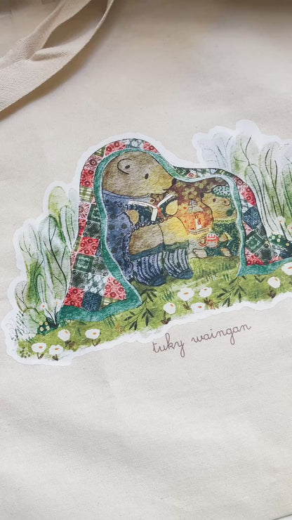 Tote Bag Ilustrado | Cuento de osito