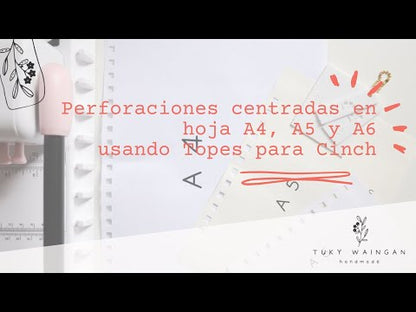 Topes para centrar anilladora Cinch Heidi Swapp
