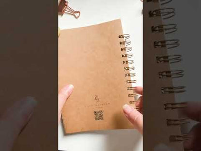 Planner Diario minimalista A5 | Anillado Doble 50 Hojas