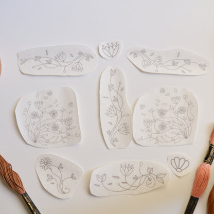 Stickers "Decoraciones" para bordar Hidrosoluble
