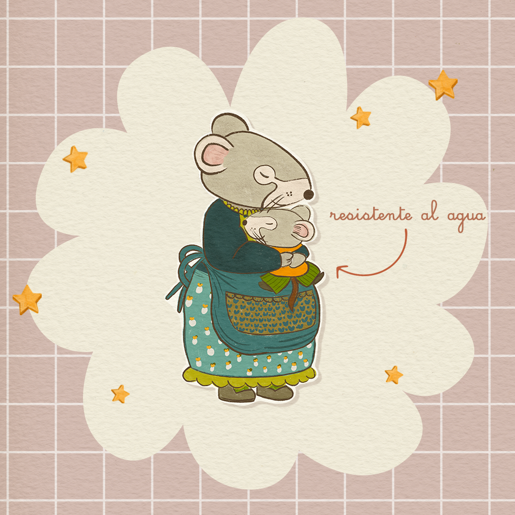 Vera la Ratona | Sticker Resistente al Agua